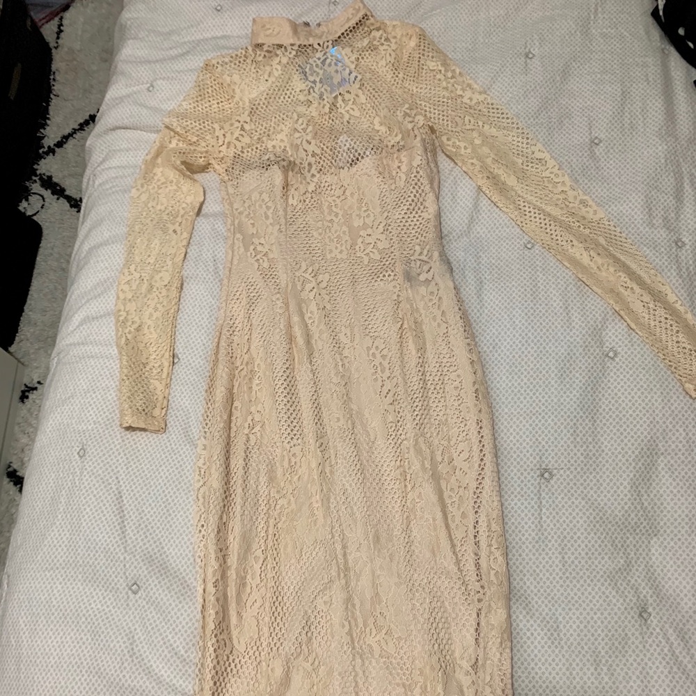 High neck midi dress. Never worn before